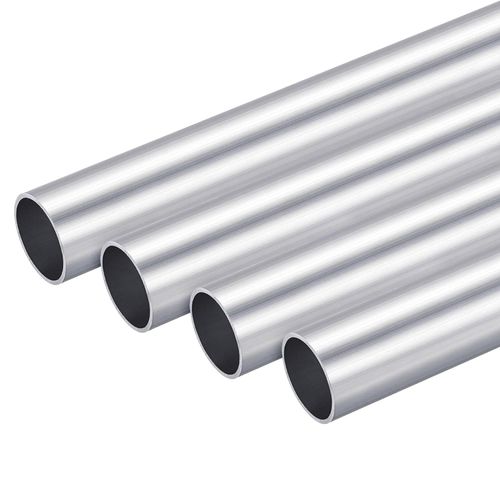 TOP-VIGOR 4Pcs 6063 Aluminum Round Tube, 30mm OD 27mm ID 200mm Length Seamless Aluminum Straight Tubing Pipe Tubing for Industry DIY Projects