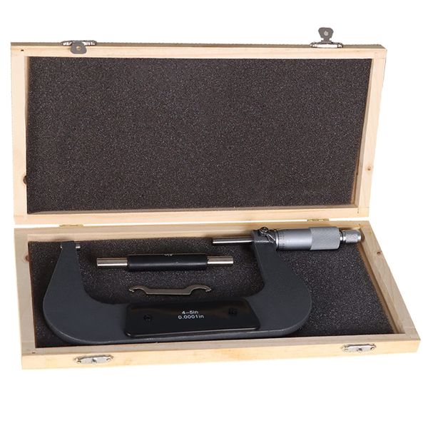 4-5" Precision Outside Micrometer 0.0001" Carbide Tipped for Precision Measurement Work