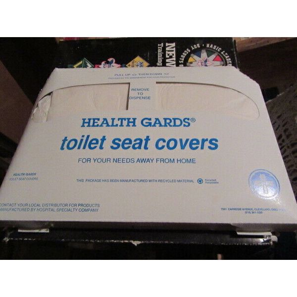 Health Gards Toilet Seat Covers, 4 boxes of 250