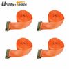 4 Pack E-Track Heavy Duty Polyester Ratchet Straps Tie Down 2" × 15" 4400 Lbs