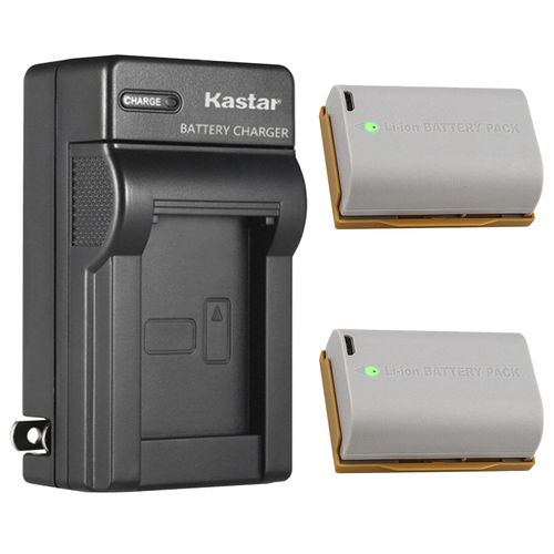 Kastar 2-Pack Battery and AC Wall Charger Replacement for Canon LP-E6, LP-E6N, LP-E6N Pro, LP-E6NH, LPE6, LPE6N, LPE6NPro, LPE6NH Battery, Canon LC-E6, LC-E6E, LCE6, LCE6E Charger
