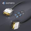 Sonero Premium VGA Kabel, 1,00m, FullHD (1920x1080), schwarz