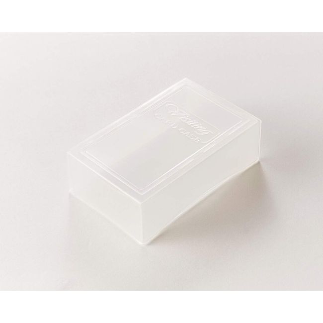 Business Card Case for 10 Pieces, Unbreakable PP Material 薄口, Medium Thickness: 20 mm Deep (Business Card Box)