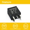 GROBARPART 2 Pcs 13502750 Relay, 12V 35A 5 Pins