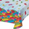 Block Bash Paper Tablecloth 54" x 102" Party Tableware Decorations Supplies