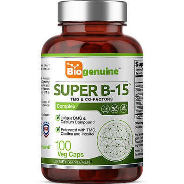Biogenuine Super B-15 100 mg 100 Vcaps