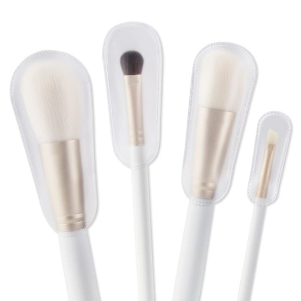 AIEVE Makeup Brush, Stain Prevention Cover, Makeup Brush Case, Brush Guard, Makeup Brush Cap, Makeup Brush Cover, Prevents Spreading, Storage, Portable, Prevents Hair From Collapsing, Cheek Brush, Eyeshadow Brush, Portable, Travel