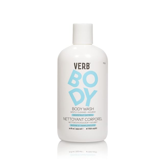 VERB Body Wash- Gently Cleanse and Nourish -Vegan Hydrating Shower Gel -Cruelty Free, Paraben Free Gel-to-Foam Body Wash with Moringa Oil, Argan Oil, Aloe Vera and Coconut Oil, 12 fl oz