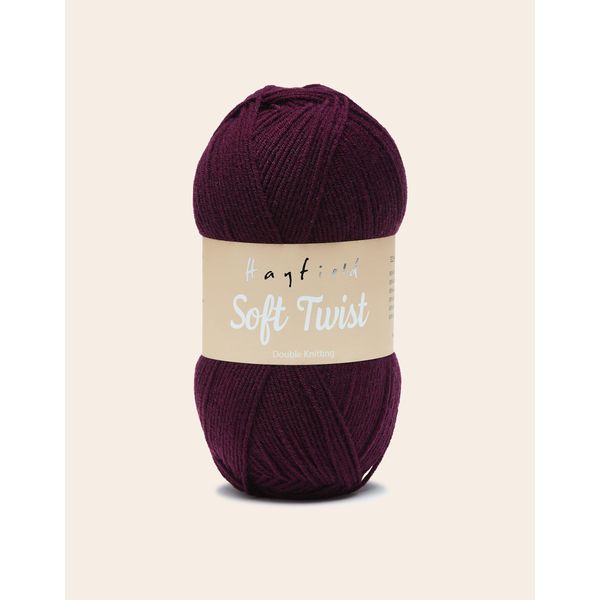 Sirdar Hayfield Soft Twist, Claret (259), 100g