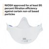 (100 MASKS) 3M Aura 9205+ N95 Particulate Disposable Protective Respirators
