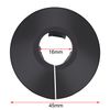 12 Pack Plastic Radiator Pipe Covers Pipe Collars for 15 mm Diameter Pipe (Black)