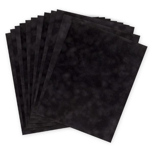 S.E.I 12-Sheet Velvet Paper, 8.5 by 11-Inch, Midnight