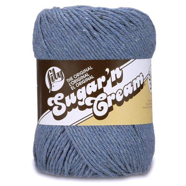 Sugar'N Cream Yarn - Solids Super Size-Blue Jeans