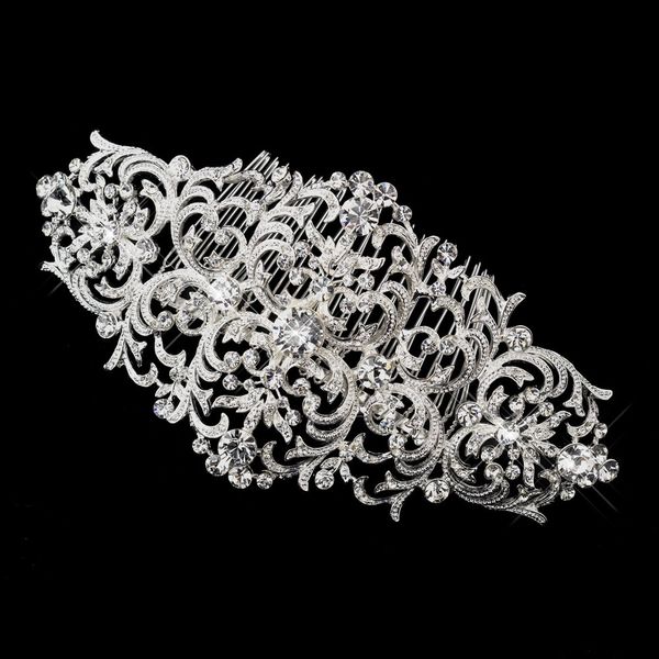 Carla Clear Wedding Bridal Comb