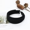 20 Pack Women Plain Black Cloth Covered Thin Hard Plastic Headband Hairband Elastic Hair Hoop Holder Clasp Tiara Crown Headpiece Accessories DIY