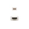 Monkey Ladder Mini Displayport to Hdmi Converter Cable, Mini Displayport/M