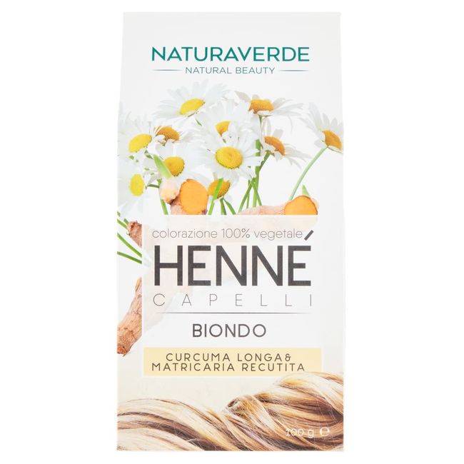 Naturaverde Pflanzliche Färbung Henna Blond 100 gr