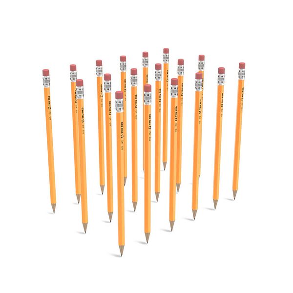 TRU RED™ Pre-Sharpened Wooden Pencil, 2.2mm, #2 Medium Lead, 72/Pack (TR58564)