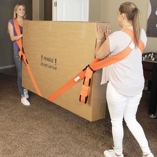 2 Person Lifting and Carrying System, Lifting and Carrying Strap - Easy Lifting, Carrying, Moving Furniture, Appliances, Mattresses for Items