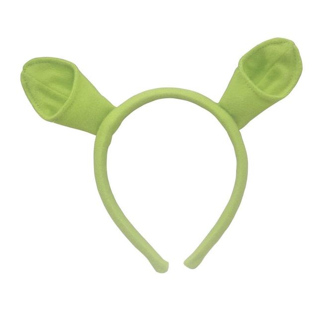 DjNni Shrek Headband,Shrek Headband with Ears,Alien Headband,Cute Decorative Hair Hoop,Dressing Up for Halloween, Parties, Birthdays, Cosplay, and Fun Hairstyles