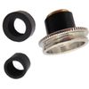 Universal Faucet Adapter will attach an aerator to an unthreaded faucet