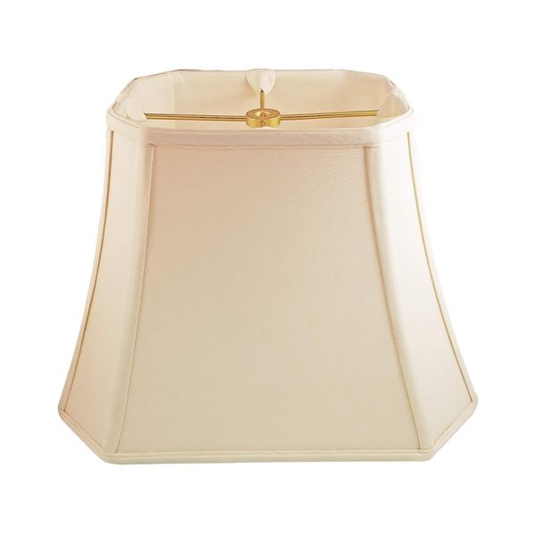 Royal Designs DBS-710-11EG Royal Designs 11" Rectangle Cut Corner Basic Lamp Shade, Eggshell, (4 x 6) x (8 x 11) x 8