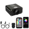 AMKI 16W Twinkle+Sound Mode RGBW Light Source Engine Driver Remote/APP Control Starlight Box Motor for Fiber Optic Star Ceiling Light Kit