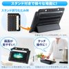 Sanwa Direct 200-PDA127 Waterproof Case for iPad Tablet PC Bath Compatible iPad 10.5-inch Universal Stand Function with Strap