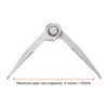 sourcing map Navigation Divider 4 Inch 100mm Adjustable Straight Pattern Divider Compass for Metalworking Geometry Drawing Woodworking