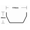 Brown Square Guttering and Downpipe - Gutter and Pipe Fittings - Union Bracket