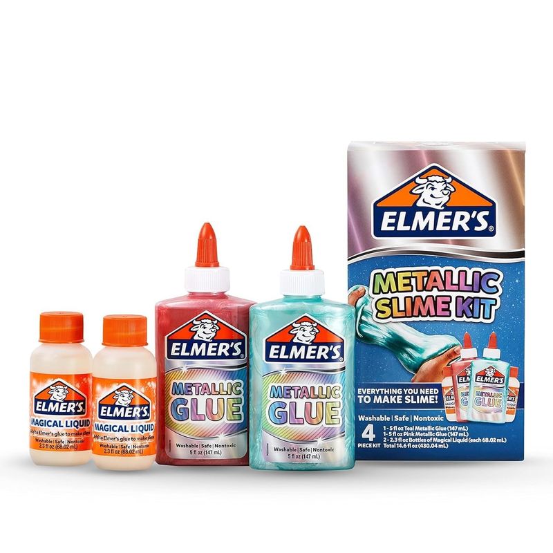 Elmer’s Slime Kit, Slime Supplies Include Elmer’s Metallic Glue, Elmer ...