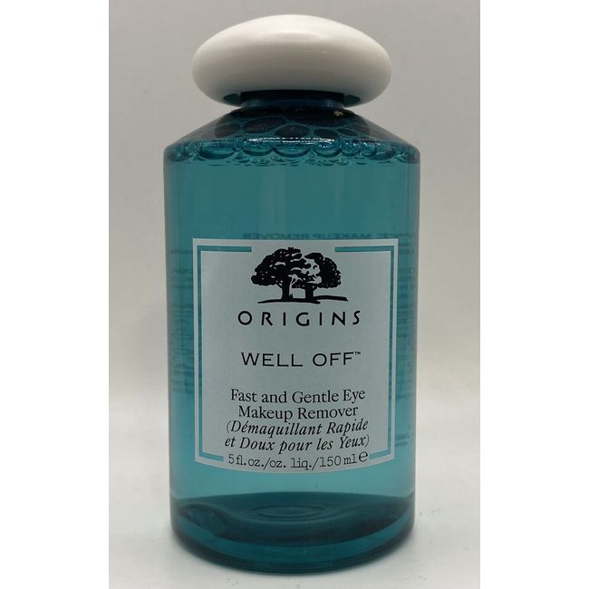 ORIGINS "WELL OFF" FAST AND GENTLE EYE MAKEUP REMOVER 5oz/150ml