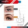 Precise Canada: Eyebrow Tweezer Stainless Steel Scissors Shaped Slant Tip Tweezer Clip