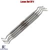Dental Lucas Bone Curettes Periodontal Extraction Cassette Instruments Set CE
