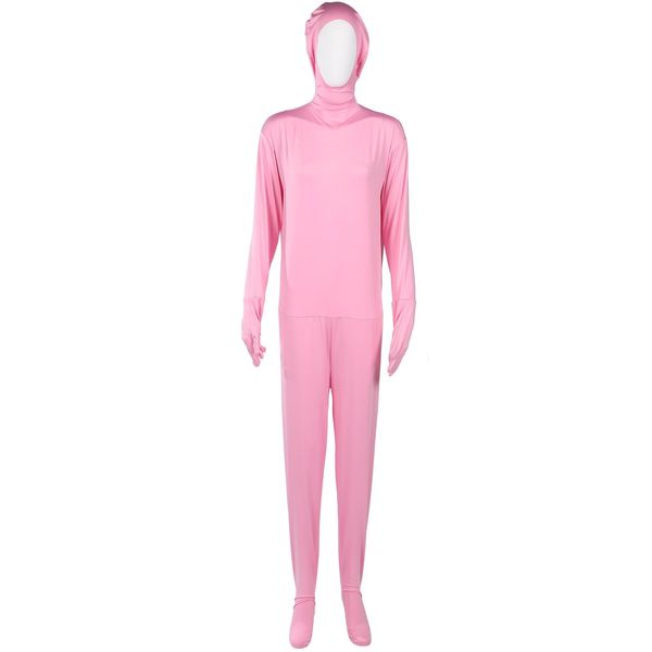 Cosplayholic Full Body Spandex Suit, 8 Available Colors, 4 Available Sizes, Children, Adults, Unisex, Halloween, Costume, Cosplay, Comicon Festivals, Color: Pink, Size: L
