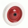 Wheel 150X28X12 mm GL, Hub 12 Red, softr. White, TK