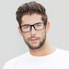KoKoBin 6 Pack reading glasses Ultralight rectangular Glasses for men women Computer Reader (6 Pack Black, 3, Dioptres)