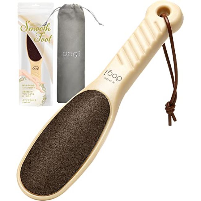 aogi heel exfoliator heel care rough exfoliant double-sided heel file 120 / 220 exclusive case included