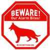 3 Home Alarm System Stickers 3 Security Camera Decals 1 Dog Warning Sticker