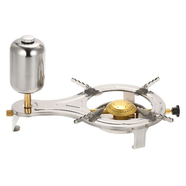 Portable Stainless Steel Alcohol Stove Burner Fondue Burner for Outdoor  Camping Cooking Pot 