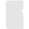 PME SIDE SCRAPERS - PATTERNED EDGE PLASTIC SET OF 4