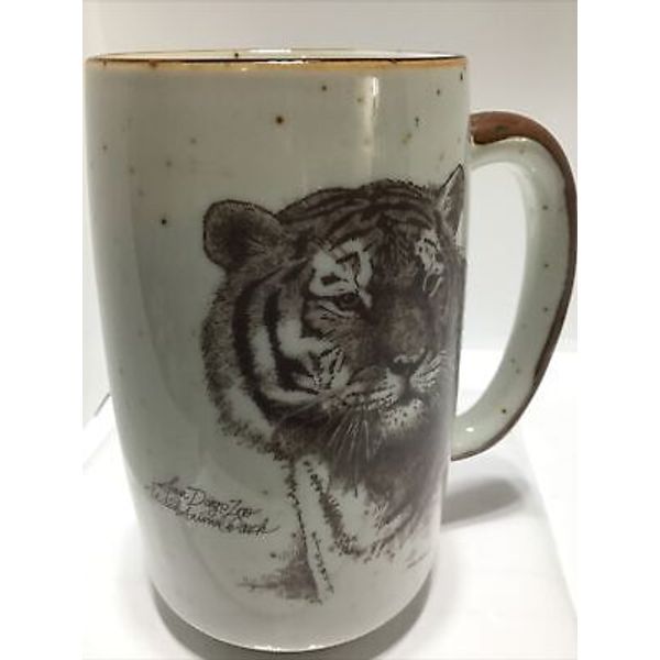 SAN DIEGO NATIONAL ZOO COFFEE MUG. TEA CUP MUG.  Art Deco Print  Mug. B217