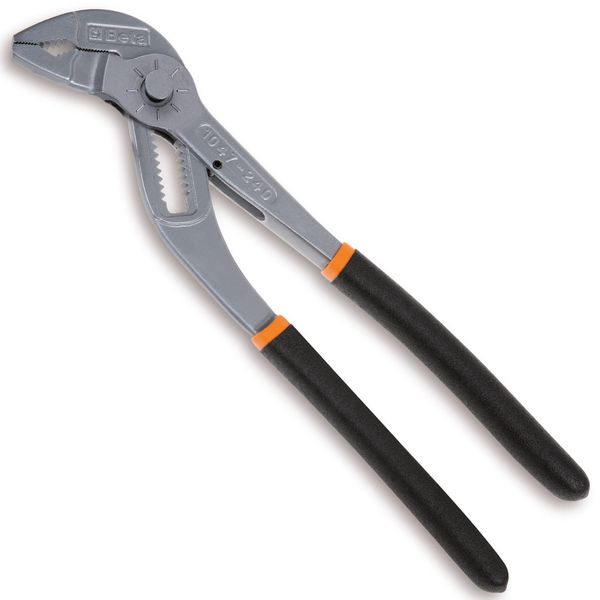 Beta 10470240 Model 1047 240 Slip Joint Pliers, Push Button Alignment, 240mm
