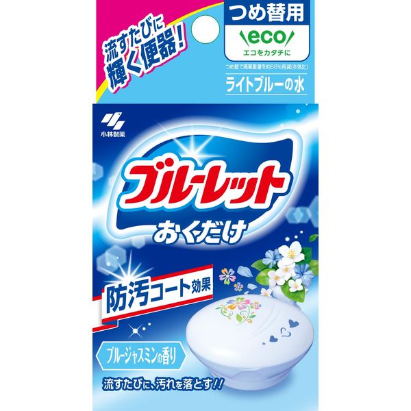 Kobayashi Pharmaceutical Toilet Tank Aromatic Cleaning Agent Replacement for Blue Root, Jasmine 0.9 oz (25 g), 1 Piece