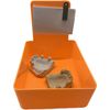 Dental Lab Pan Orange 12/Box Quality Color Coded Organization