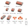 Didamx Lever Wire Connectors Mini Compact Splicing Wire Connector with Brackets and Screws,Quick Electrical Connector Assortment Kit