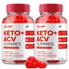 (2 Pack) Blast Keto ACV Gummies Supplement – Blast Apple Cider Vinegar 1000MG