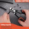 ValueMax 7" Electrical Wire Stripper 4 in 1 Jacket Removal Cable Stripper Cutter