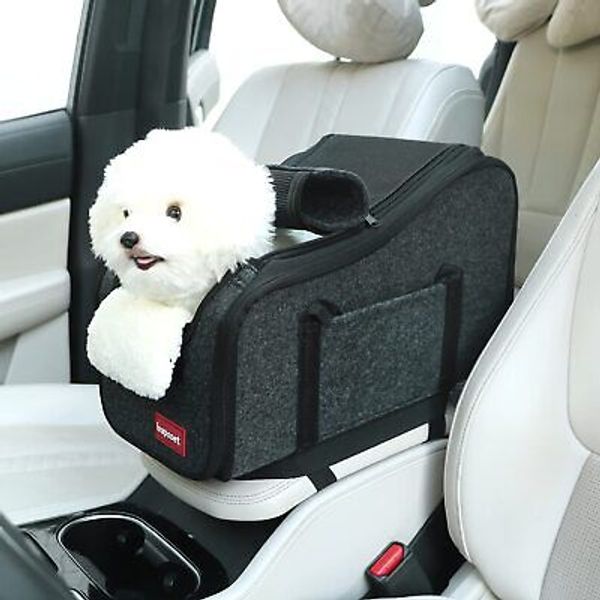 Dog Car Seat Center Console Car Seat for Small Pets Portable Booster Seat Cat...