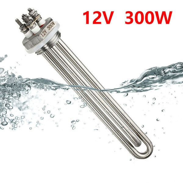 DC 12V 300W Submersible Water Heater Element Stainless Steel Heating Element